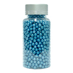 confect blue disco balls sprinkles 5 mm 120 gms