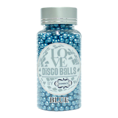 Confect Blue Disco Balls Sprinkles 6 MM