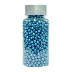confect blue disco balls sprinkles 6 mm 120 gms