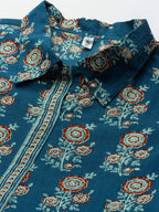 Yufta Blue Floral Print Top