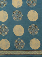 Yufta Blue Printed Saree - Distacart