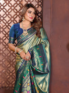 Anaita Banarasi Tissue Silk Saree - Distacart