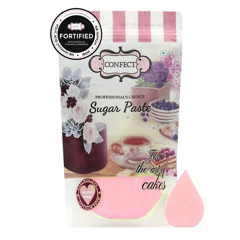 confect blush pink nutritional sugarpaste 1 kg
