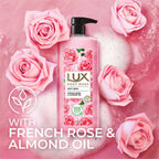 Lux Body Wash with French Rose Fragrance & Almond Oil