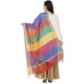 A R SILK Multi Crush Fancy Dupatta Multi Color Color Dupatta or Chunni