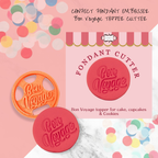 confect toppers cutters congratulations topper cutter bon voyage