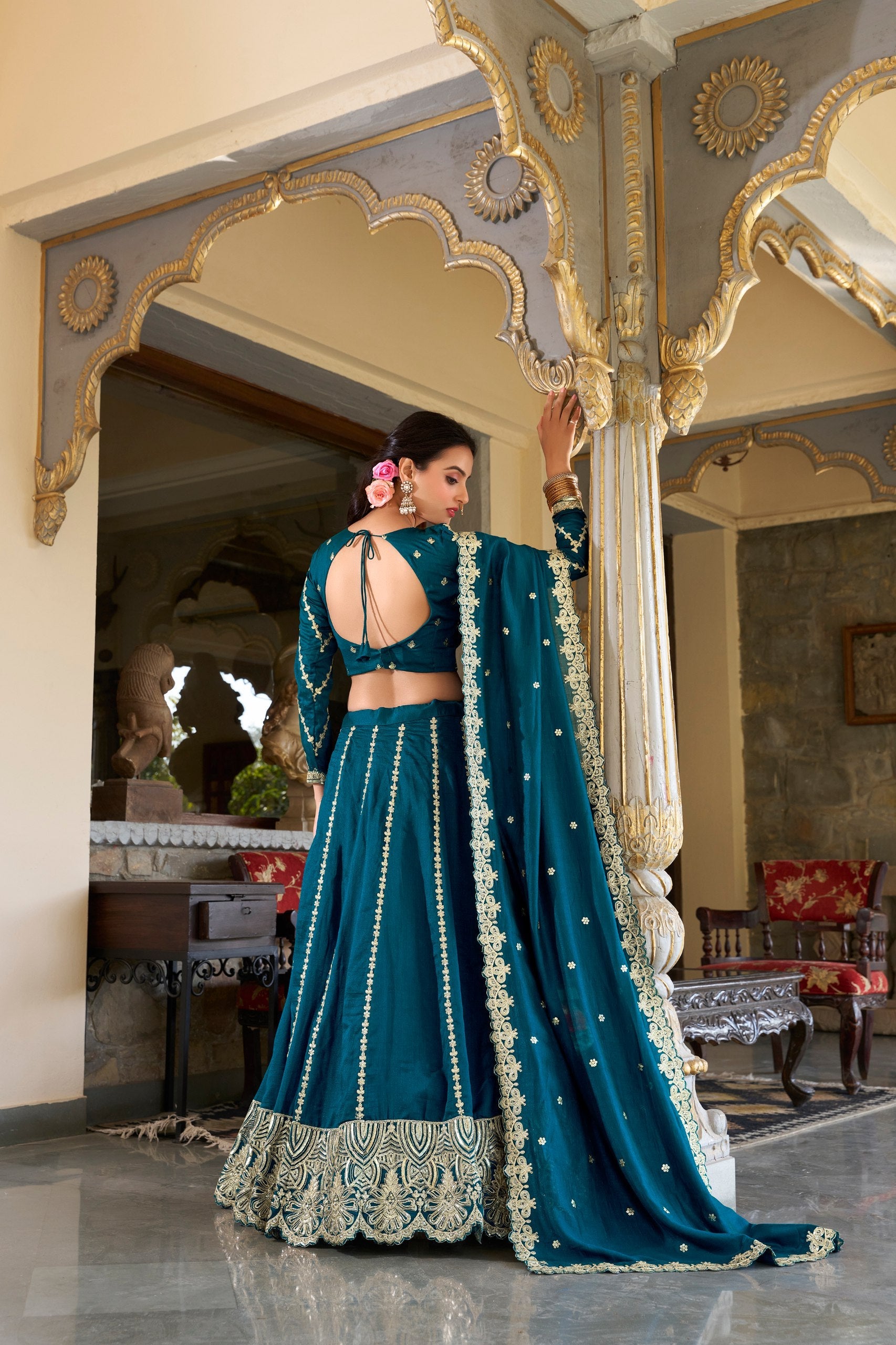 Lehenga Mart Designer Lehenga Choli - Blue
