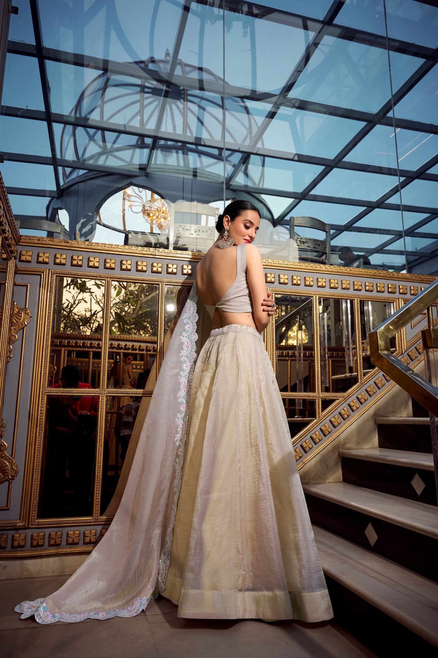 Lehenga Mart Designer Lehenga Choli - Cream