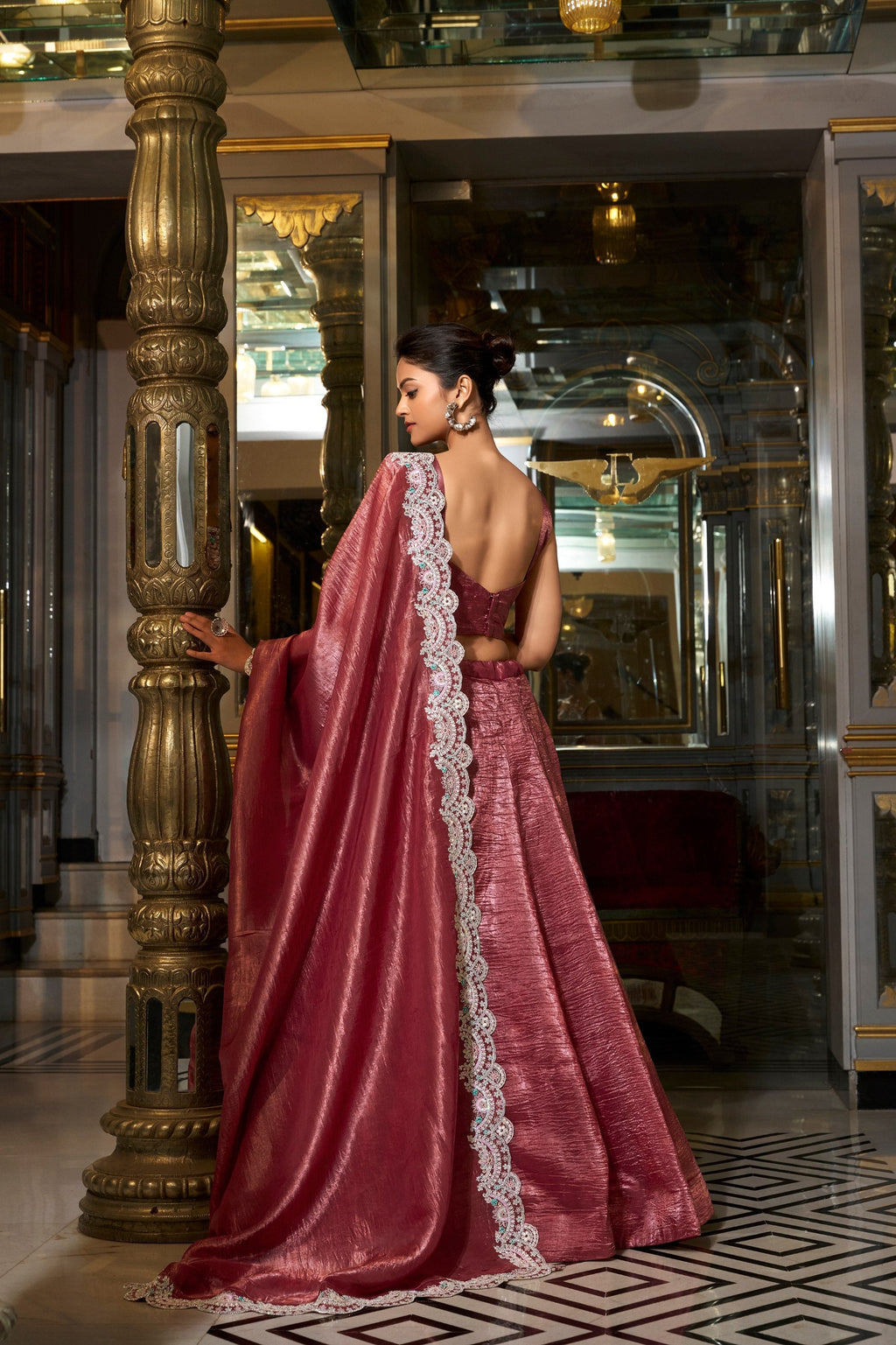 Lehenga Mart Designer Lehenga Choli - Maroon