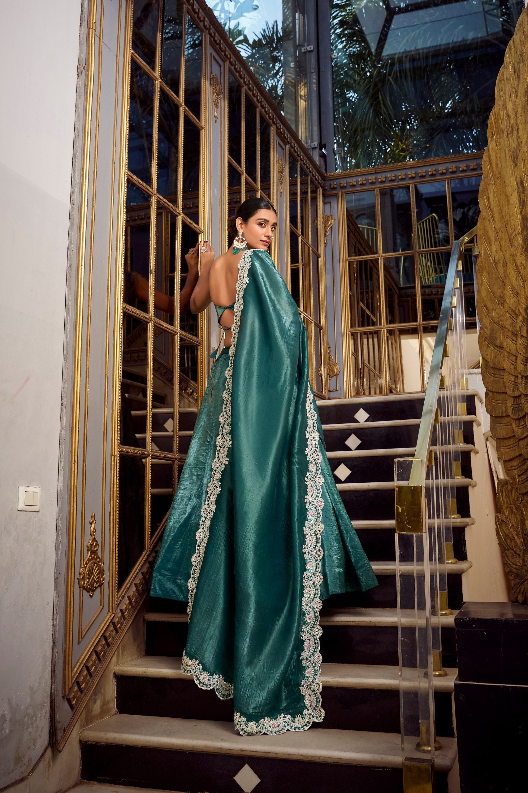 Lehenga Mart Designer Lehenga Choli - Teal