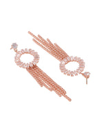 NVR Women Gold Toned Contemporary Drop Earrings - Distacart