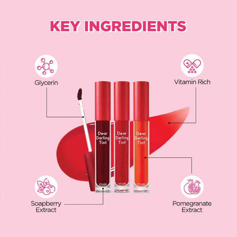 Etude House Dear Darling Water Gel Tint Lipstick - Or204