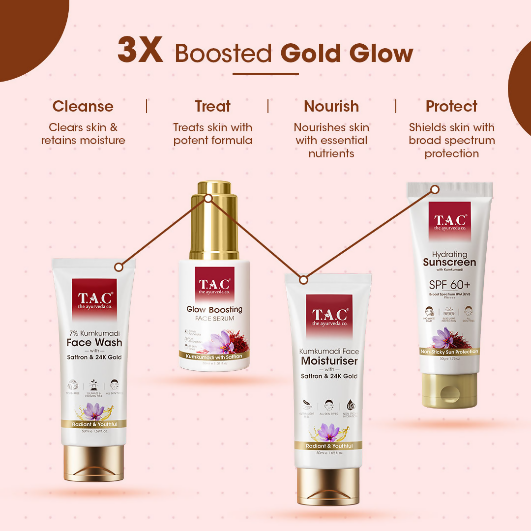 TAC - The Ayurveda Co. Kumkumadi Hydrating Sunscreen SPF 60+ PA++++