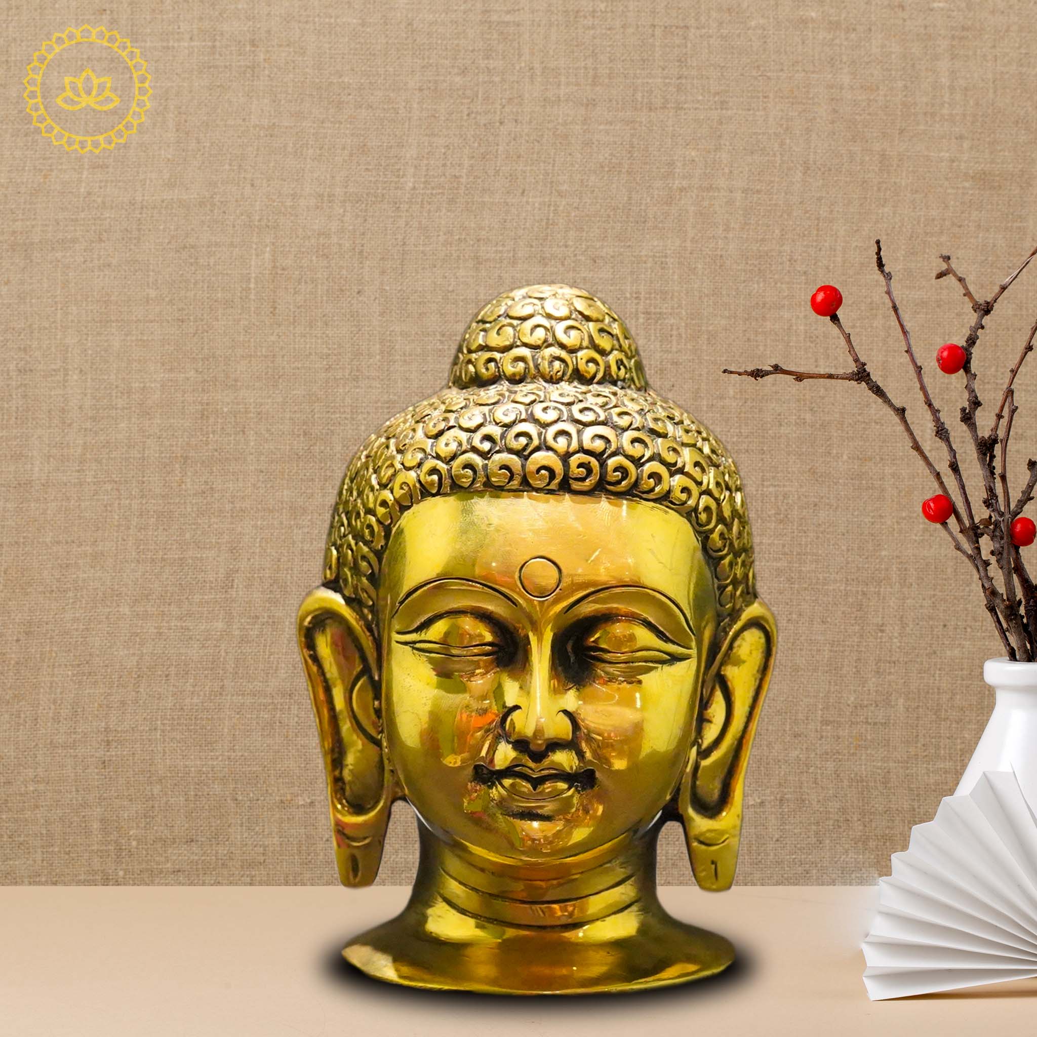 Brass Buddha Idol