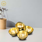 Brass Chowmukh Haldi Kumkum Holder