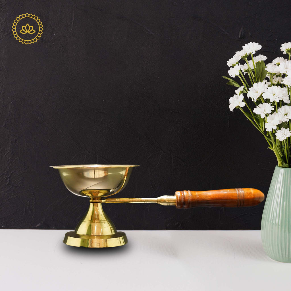 Brass Dhoop Dan - Divine Aromas for Spiritual Seekers