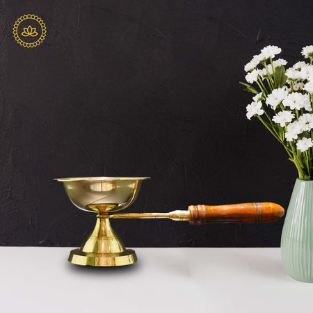 Brass Dhoop Dan - Divine Aromas for Spiritual Seekers