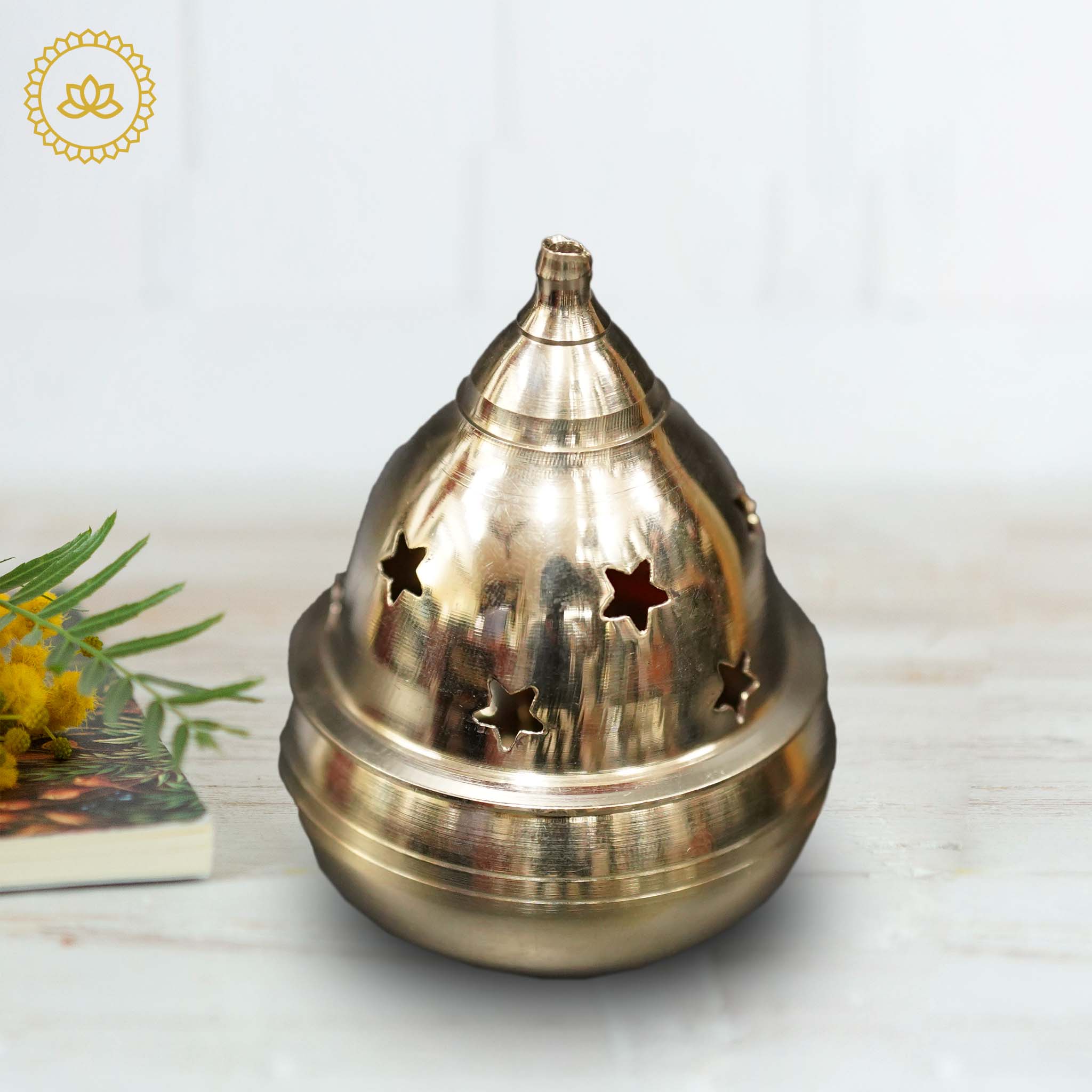 Brass Kuber Goblet: Embrace Prosperity and Elegance