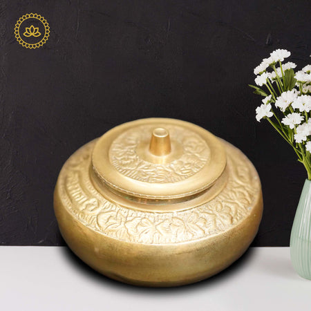 Brass kumkum Box