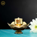 Brass Lotus Agarbatti Stand - Divine Fragrance and Serenity for Homes