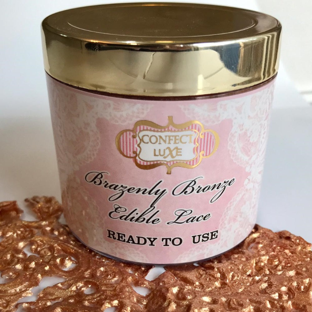 brazenly bronze edible lace 100g