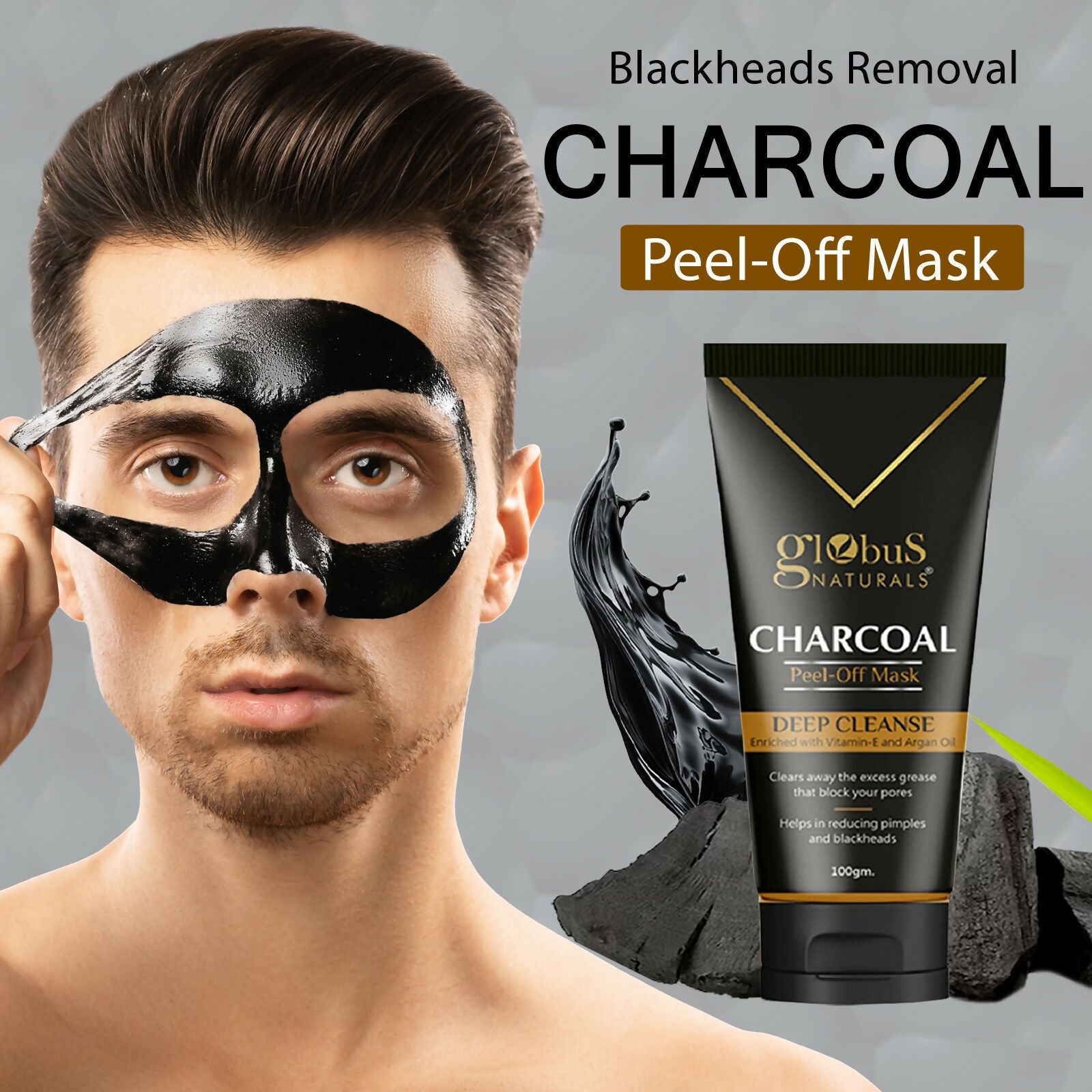 Globus Naturals Charcoal Peel Off Mask