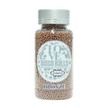 confect bronze disco balls sprinkles 2 mm 120 gms