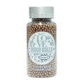 confect bronze disco balls sprinkles 3 mm 120 gms