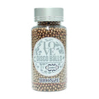 confect bronze disco balls sprinkles 3 mm 120 gms