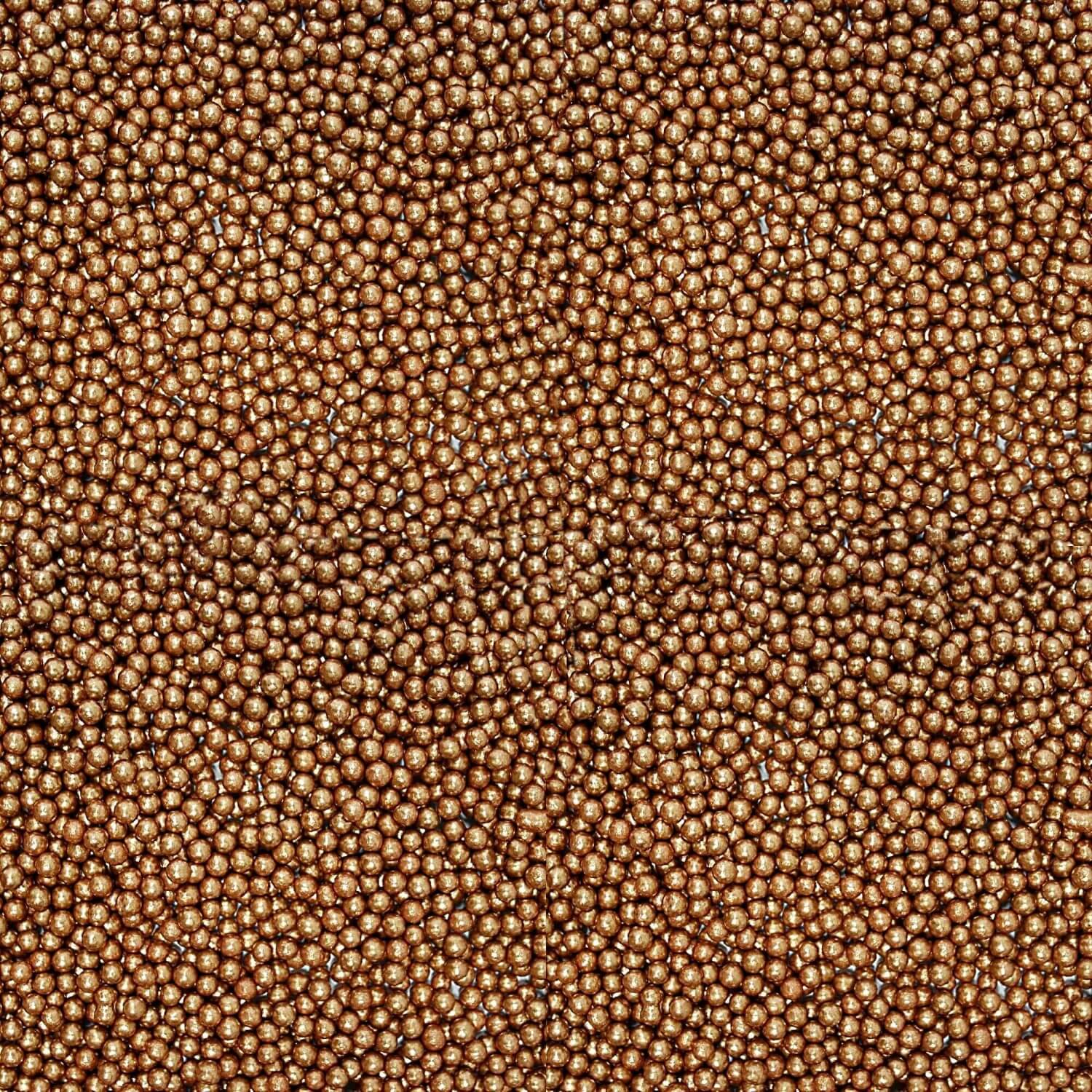 confect bronze disco balls sprinkles 3 mm 120 gms