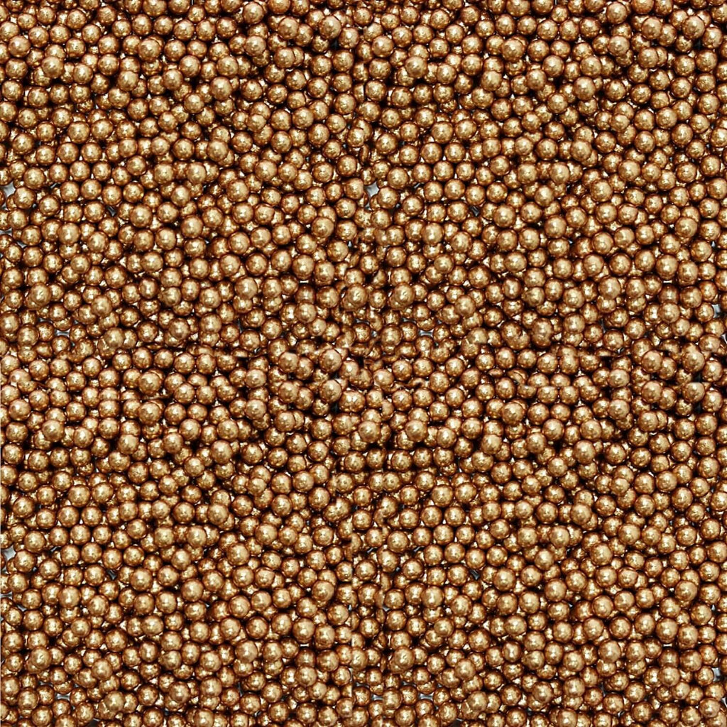 confect bronze disco balls sprinkles 4mm 120 gms