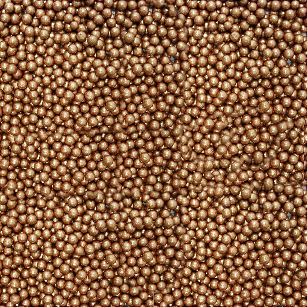 confect bronze disco balls sprinkles 5 mm 120 gms