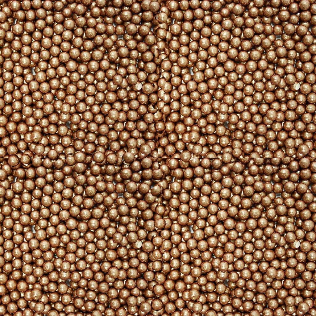 confect bronze disco balls sprinkles 6 mm 120 gms
