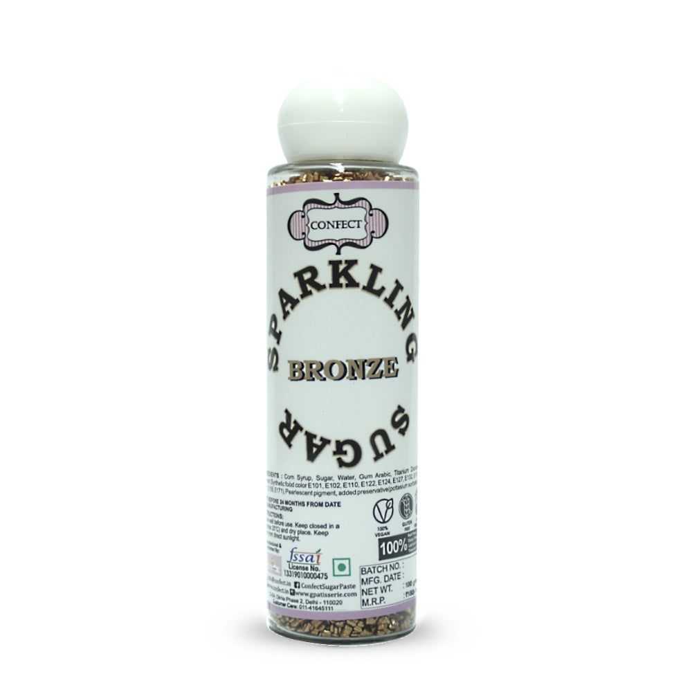 bronze sparkling sugar100 gms