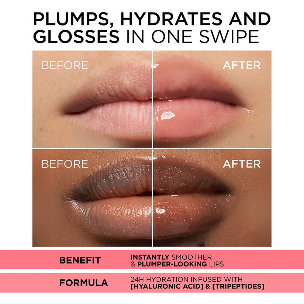 L'Oreal Paris Plump Ambition Hyaluron Lip Oil - 380 Rouge In Love