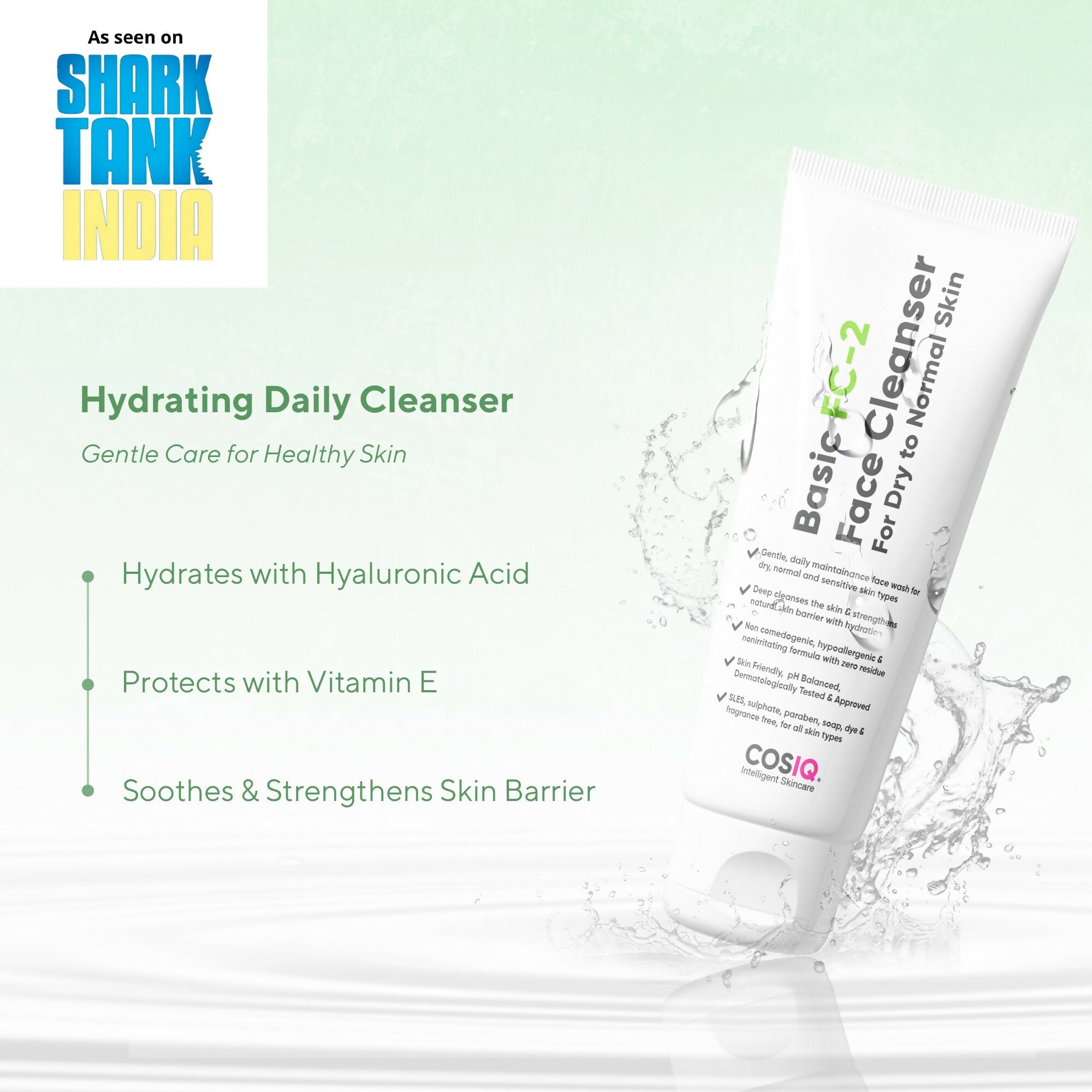 Cos-IQ FC-2 Face Cleanser for Dry Skin