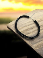 Inhanns Noor-E-Jalwa – Handmade Crystal Bead Necklace -Adjustable - Black Only Necklace