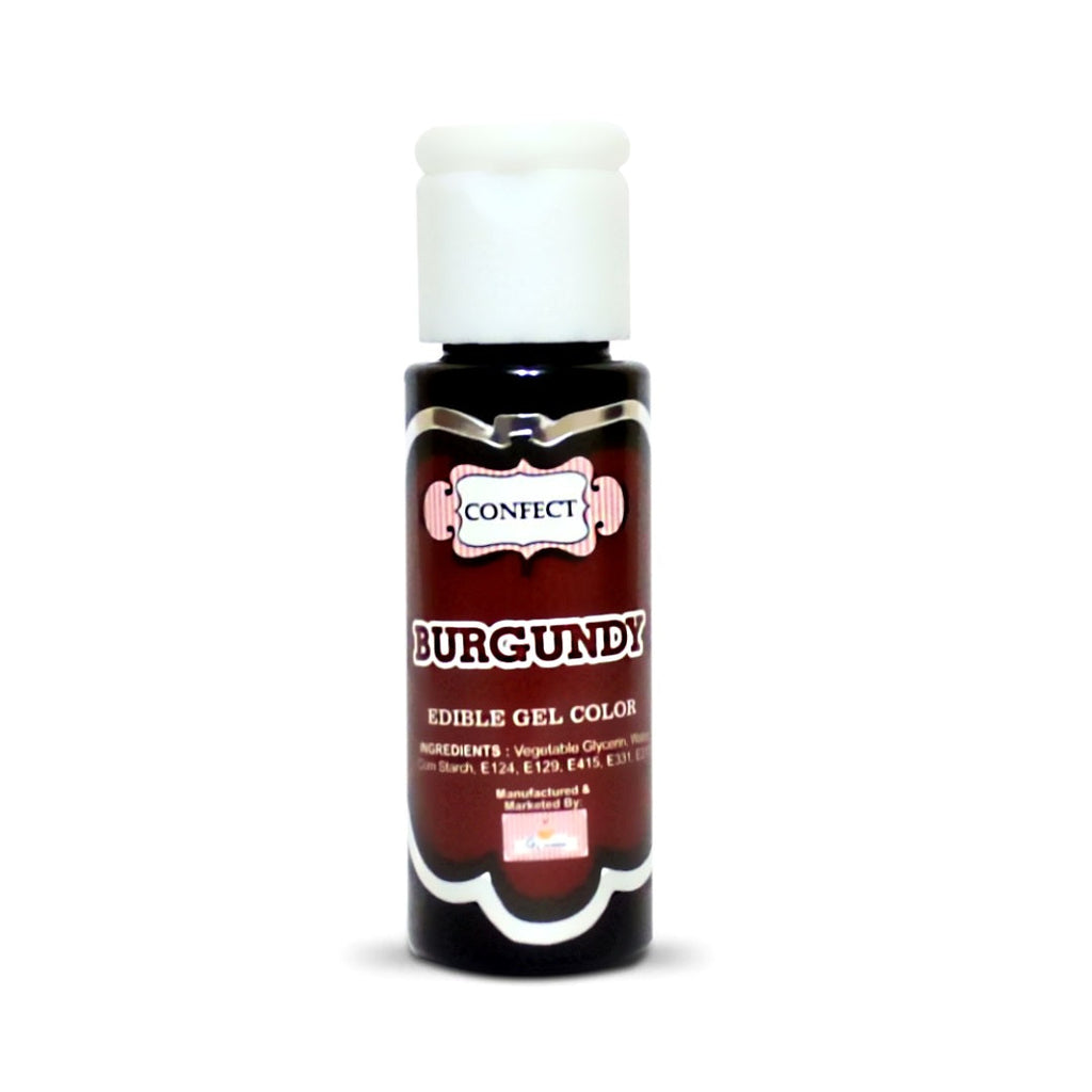 confect burgundy gel color br b 20 gms b
