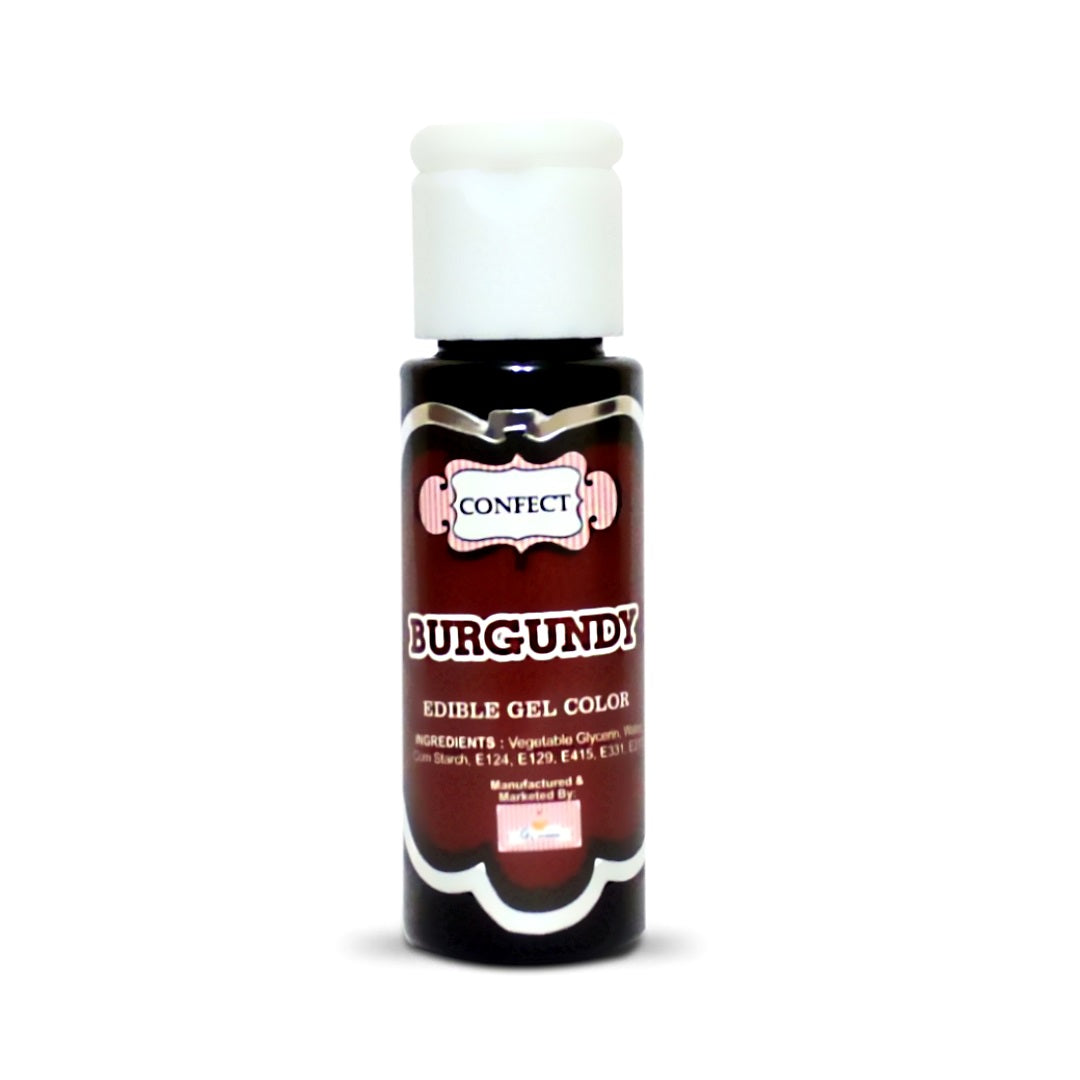 confect burgundy gel color br b 20 gms b