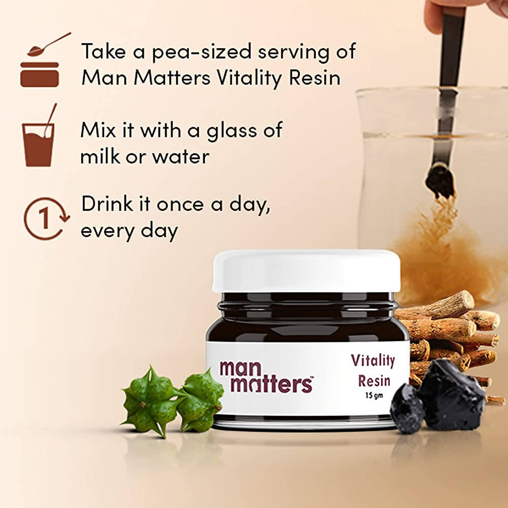 Man Matters Shilajit Vitality Resin For Men