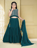 Wedding Designer Rama Georgette Kidswear Lehenga - Aaradhna