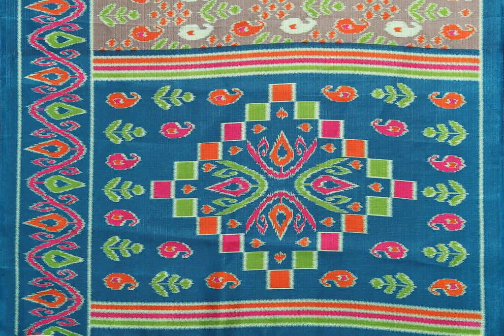 Vamika Rama Green Printed Art Silk Saree