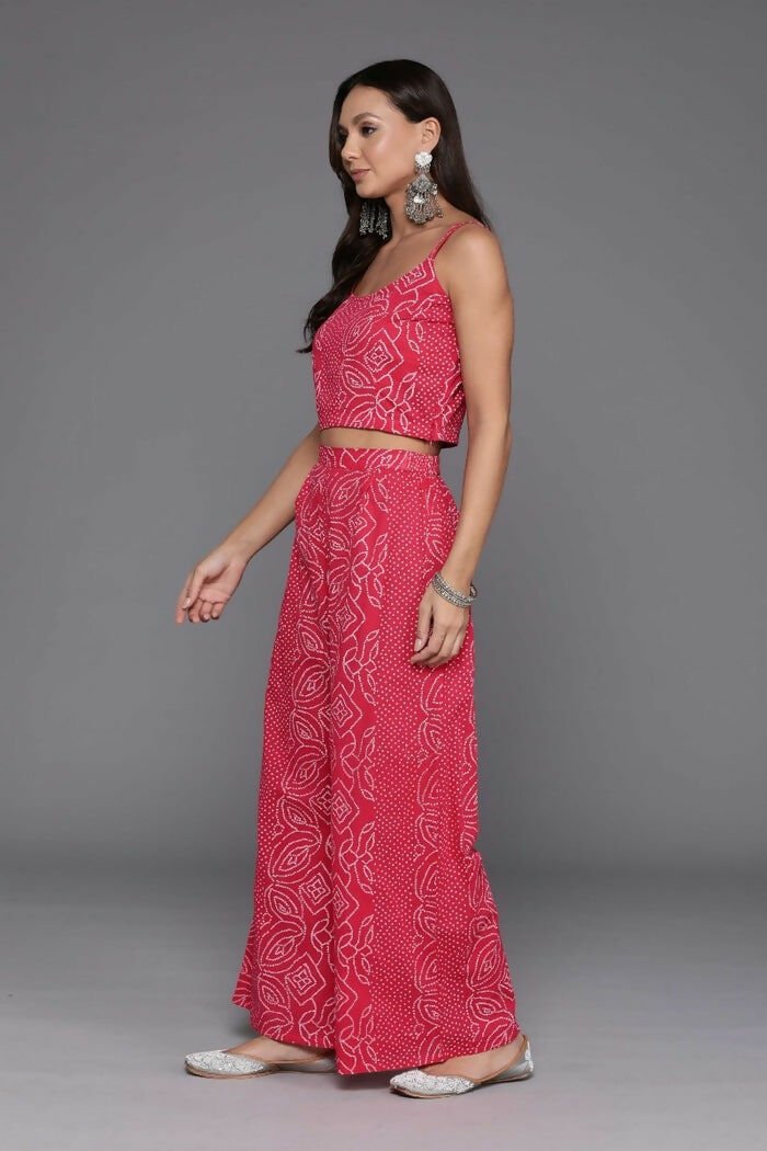 Ahalyaa Women's Traditional Wear Co-ods - Pink - Distacart