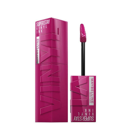 Maybelline New York Super Stay Vinyl Ink Liquid Lipstick, Instant Shine Lasts Up To 16H - Unafraid