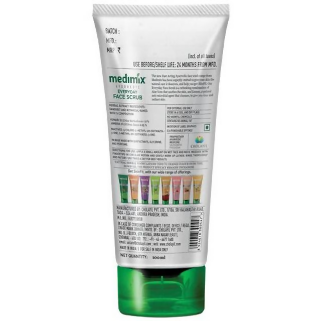 Medimix Ayurvedic Everyday Face Scrub with Aloe Vera & Lemon