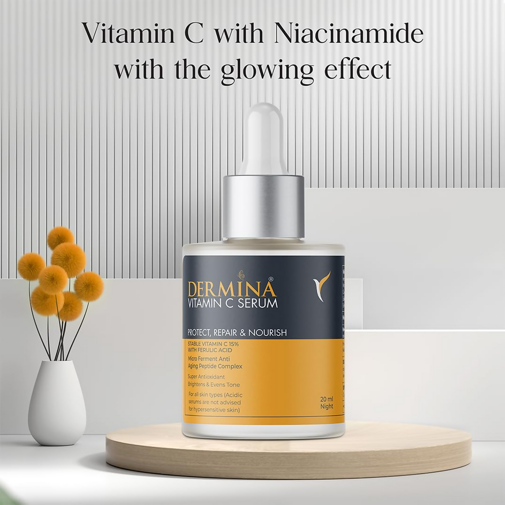 DERMINA Skin-brightening Vit C Serum – Protect, Repair, and Nourish