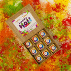 Dibha Happy Holi Premium Box Of 9 Chocolates