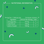 Laurik Ashwagandha Tablets With 5% Withanolides Ashwagandha For Natural Vitality For Men & Women - Distacart