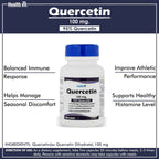 Healthvit Quercetin 100mg Capsules - Distacart