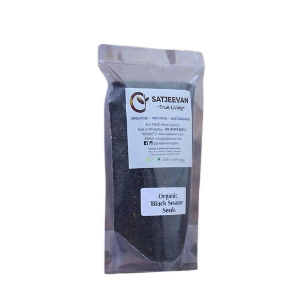 Satjeevan Organic Black Sesame Seeds - Distacart